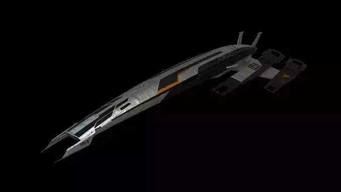 Normandy futuristic spaceship