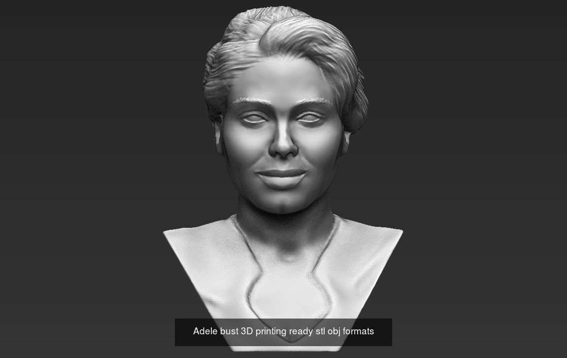 Famous Singers busts and figurines for 3D printing 3D Model Collection_49