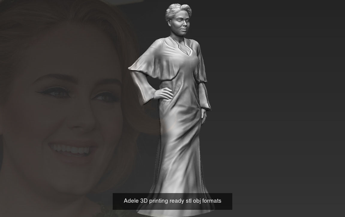 Famous Singers busts and figurines for 3D printing 3D Model Collection_54