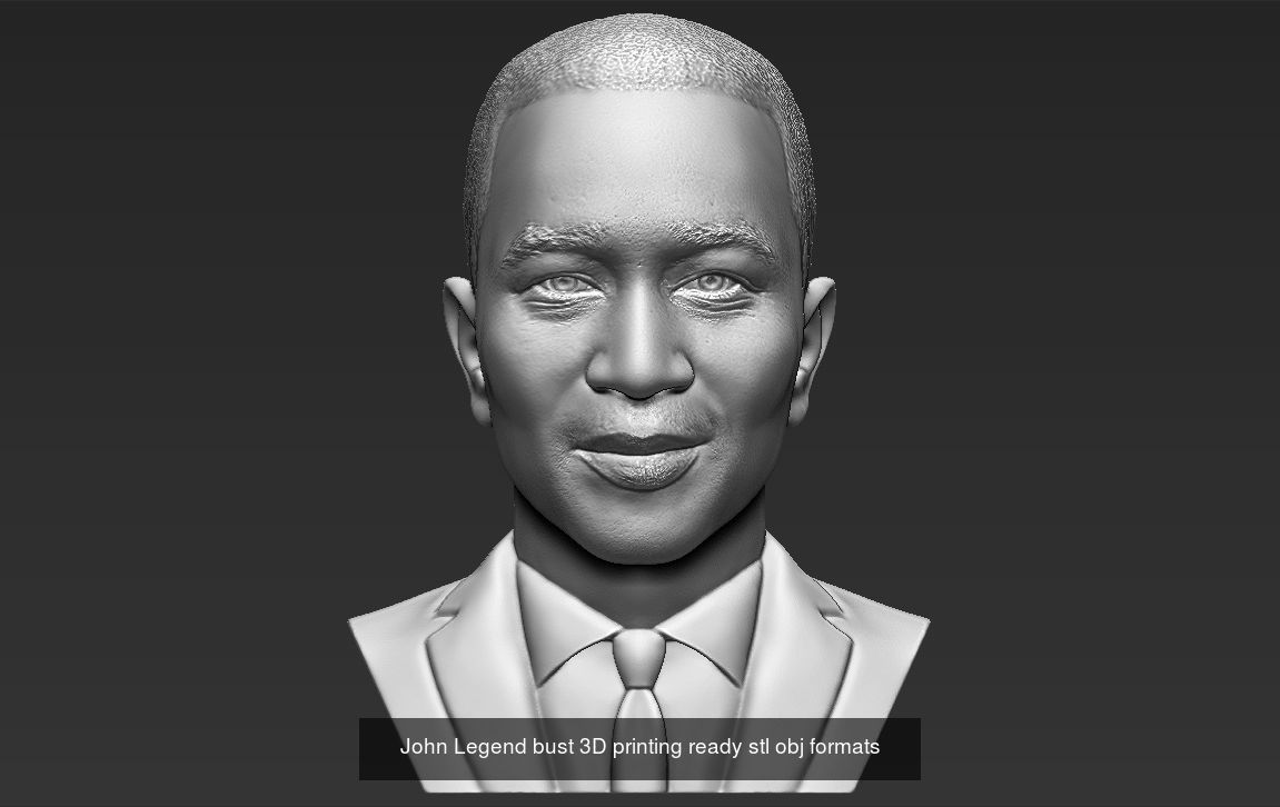 Famous Singers busts and figurines for 3D printing 3D Model Collection_29