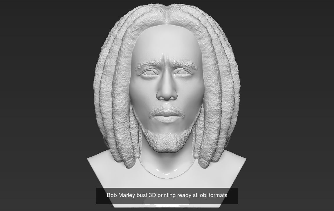 Famous Singers busts and figurines for 3D printing 3D Model Collection_31