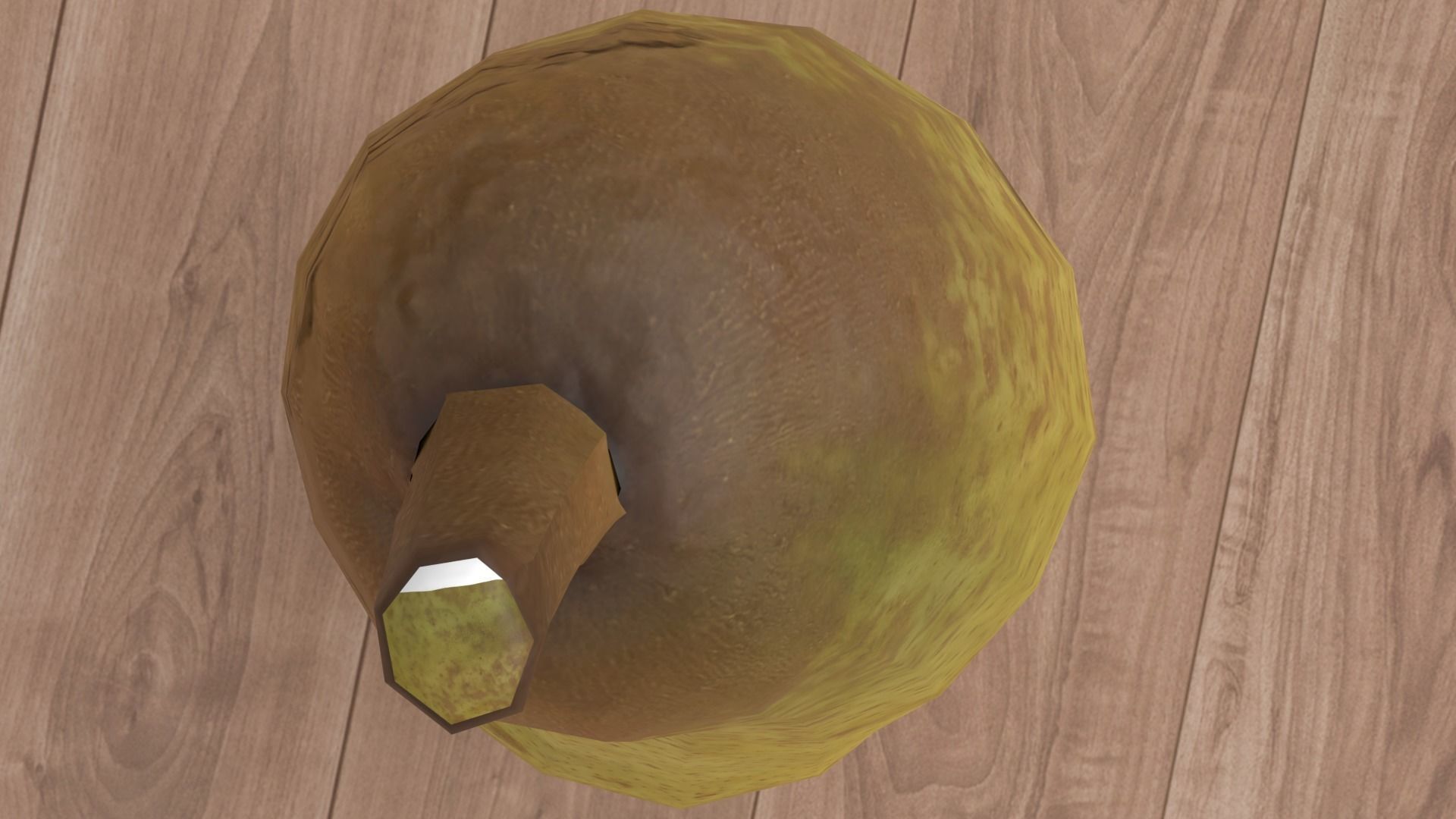 pear low poly Low-poly 3D model_5