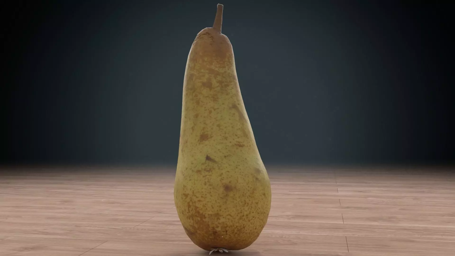 pear low poly Low-poly 3D model_0