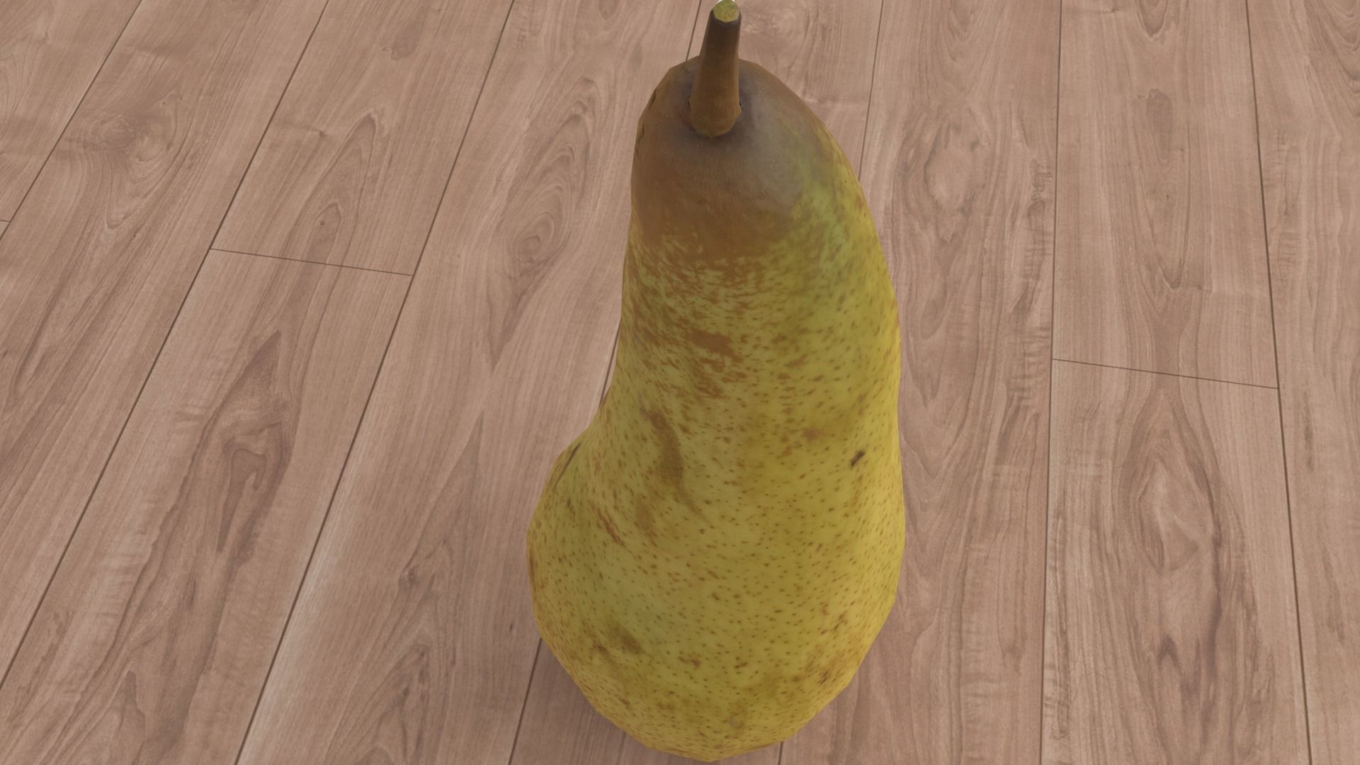 pear low poly Low-poly 3D model_6