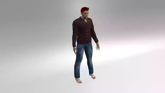Character - Male Standing R2-D2 1 3D model