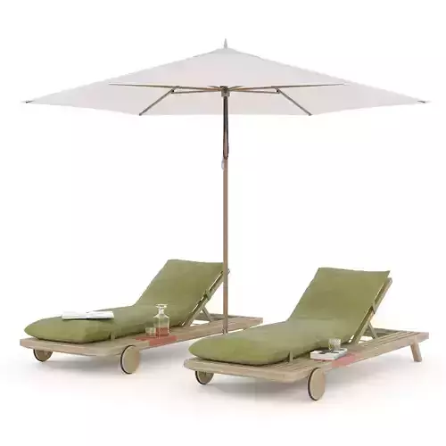 Prestoria Umomoku Outdoor Lounge Set 03 3D model