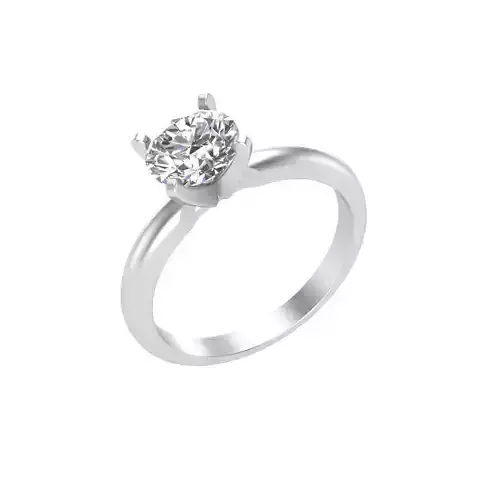 Ladies solitaire ring