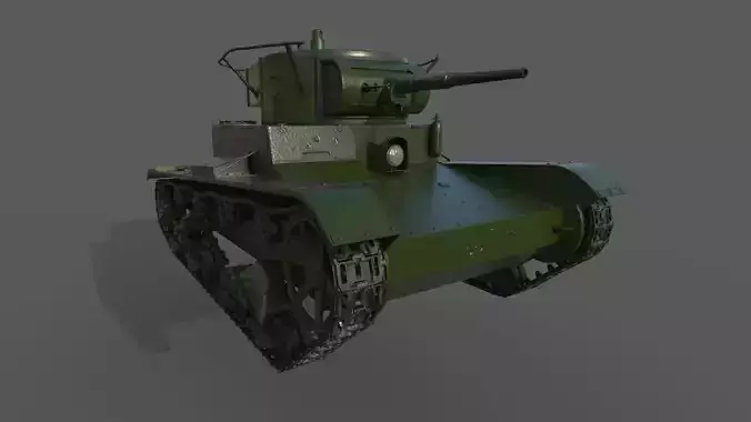 T-26 Tank 3D model