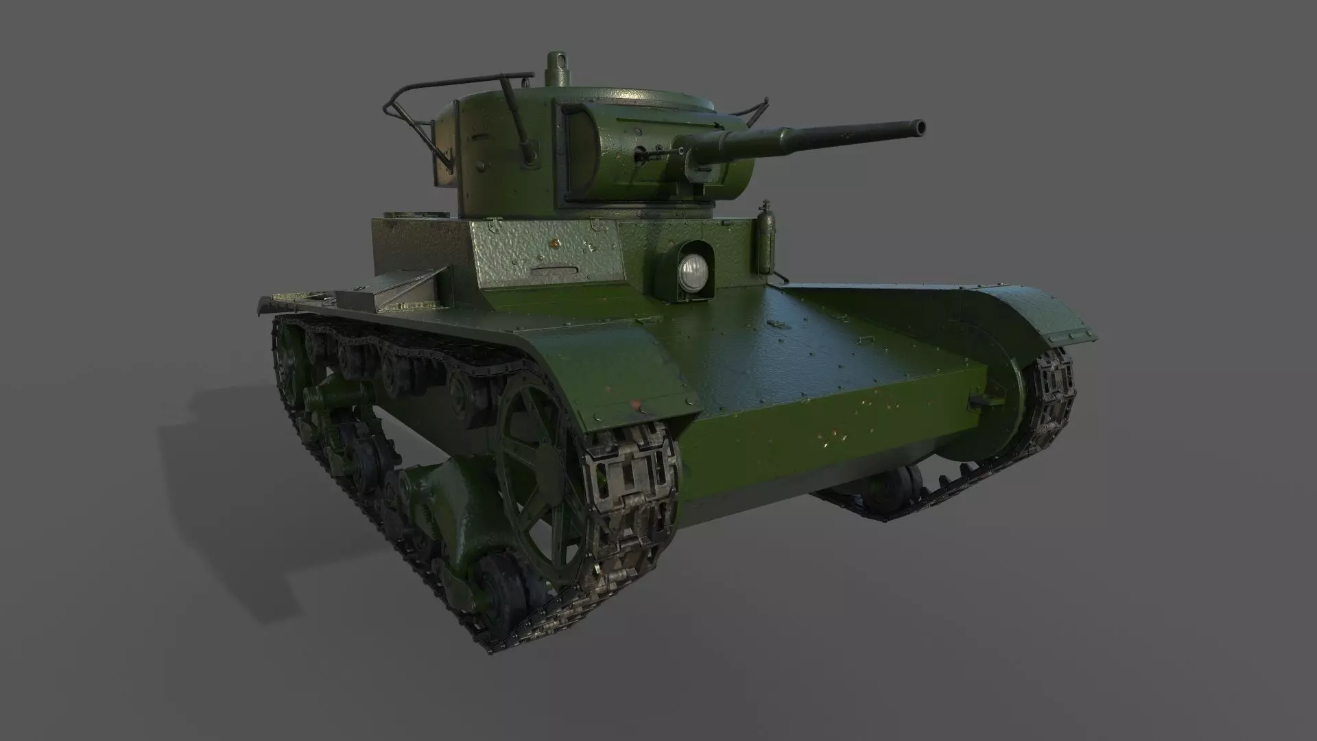 T-26 Tank 3D model_0