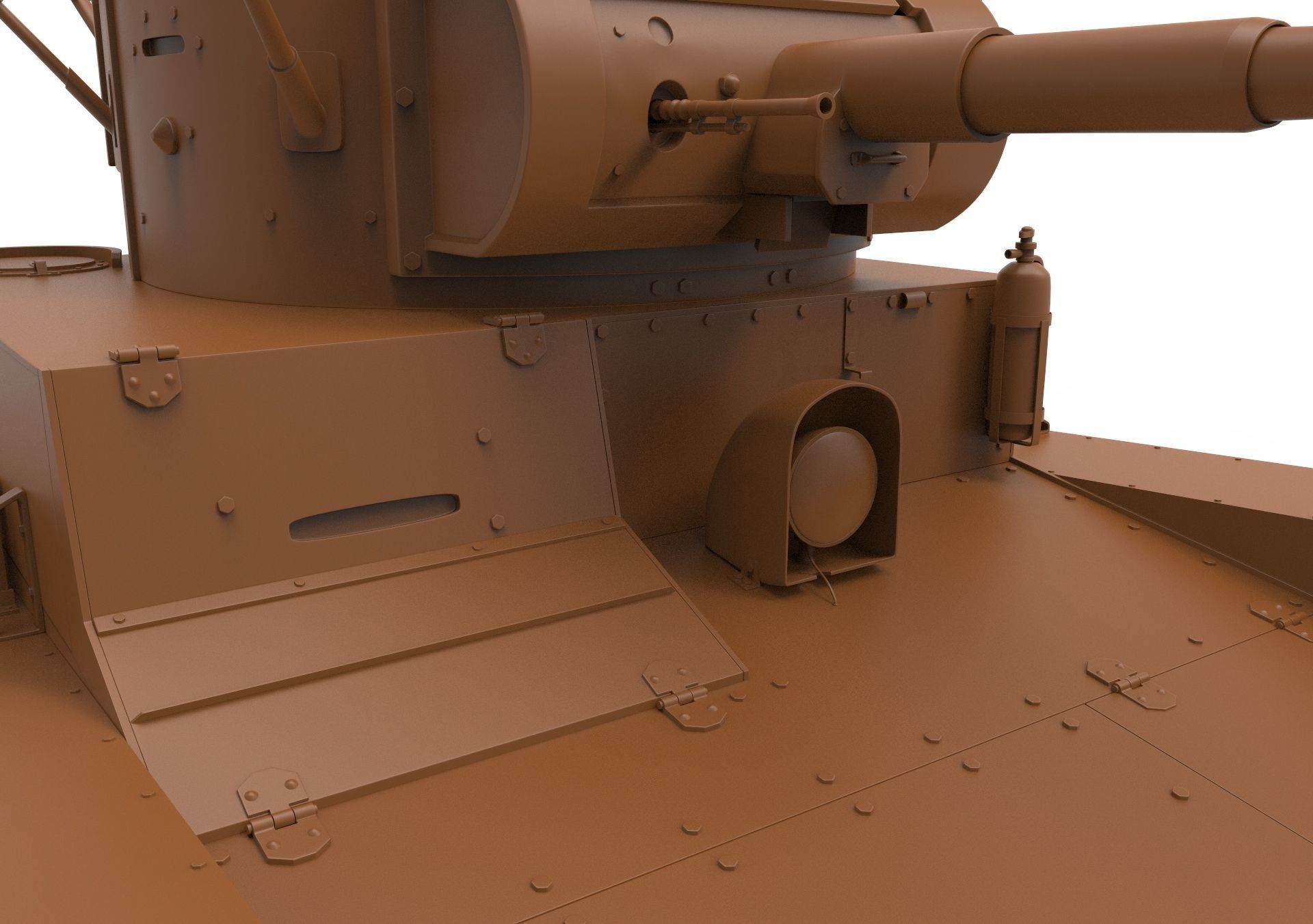 T-26 Tank 3D model_27