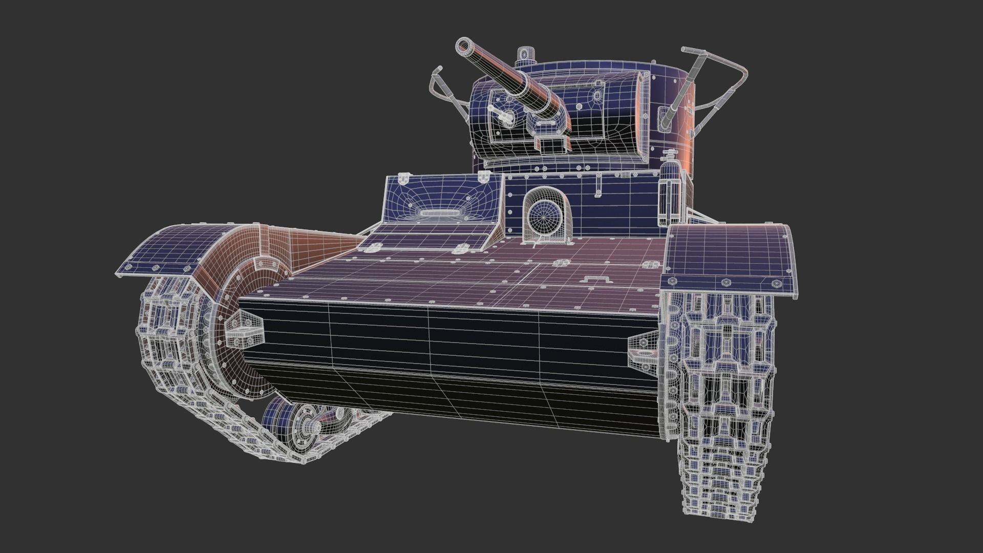T-26 Tank 3D model_10