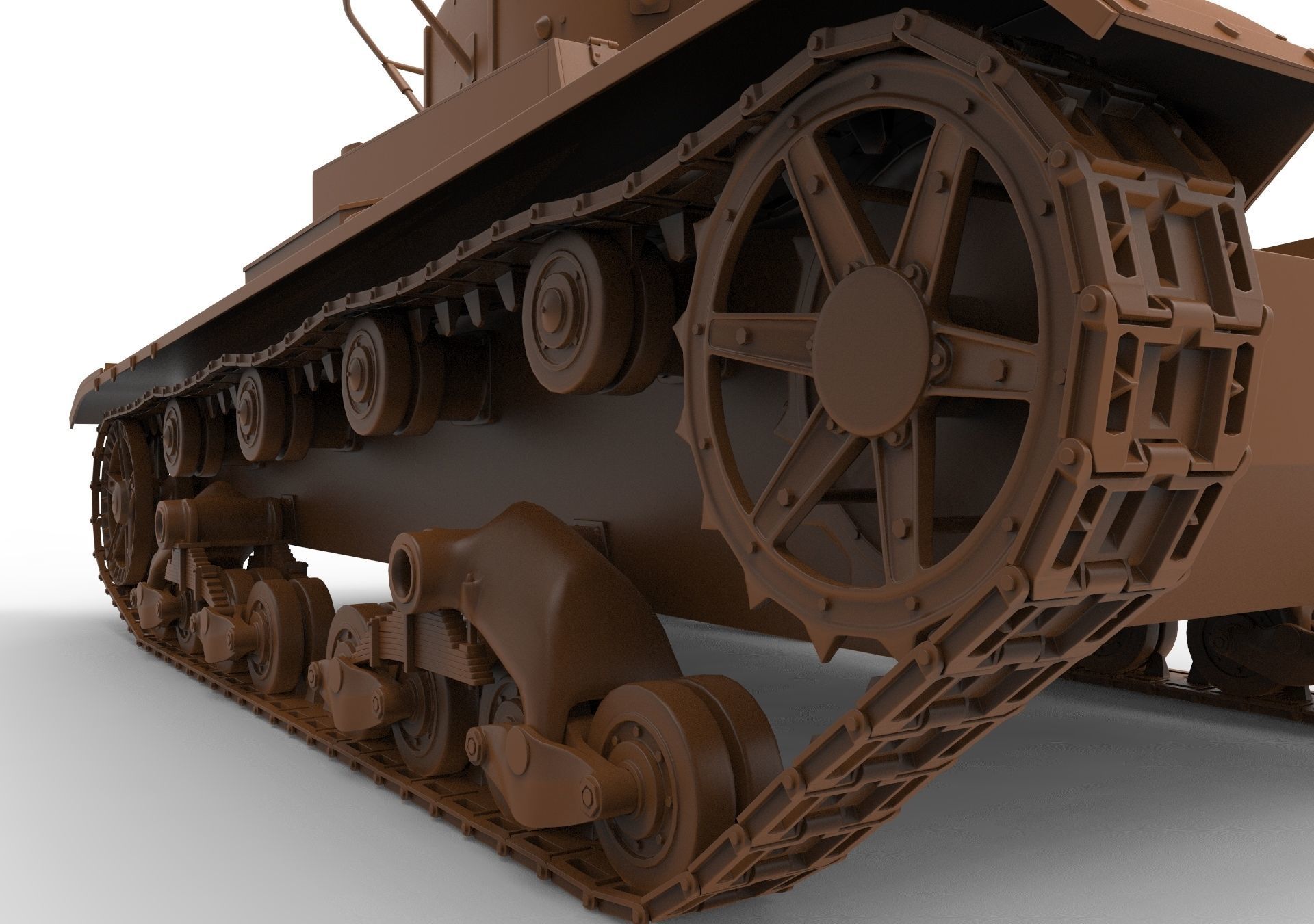 T-26 Tank 3D model_22