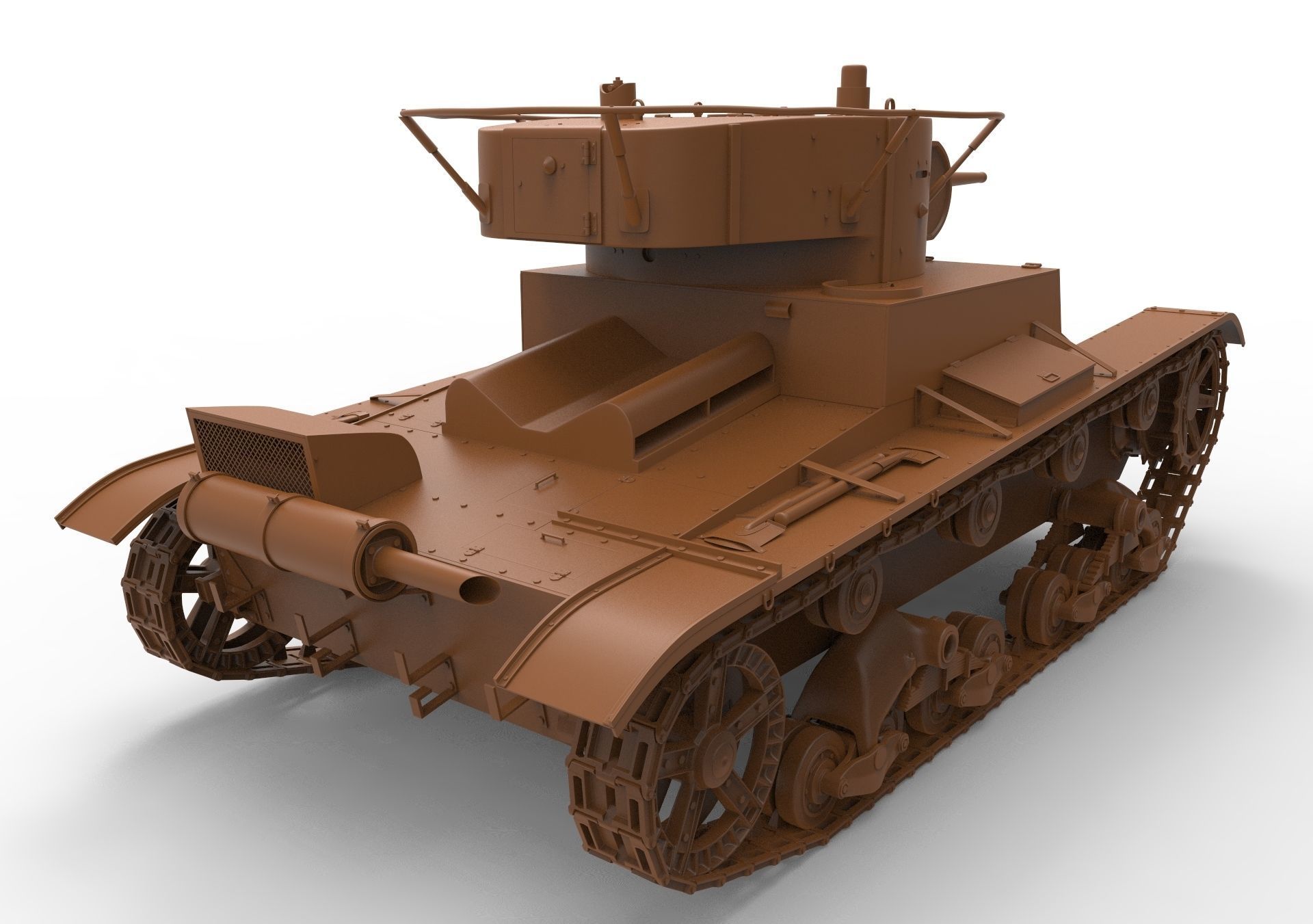 T-26 Tank 3D model_24