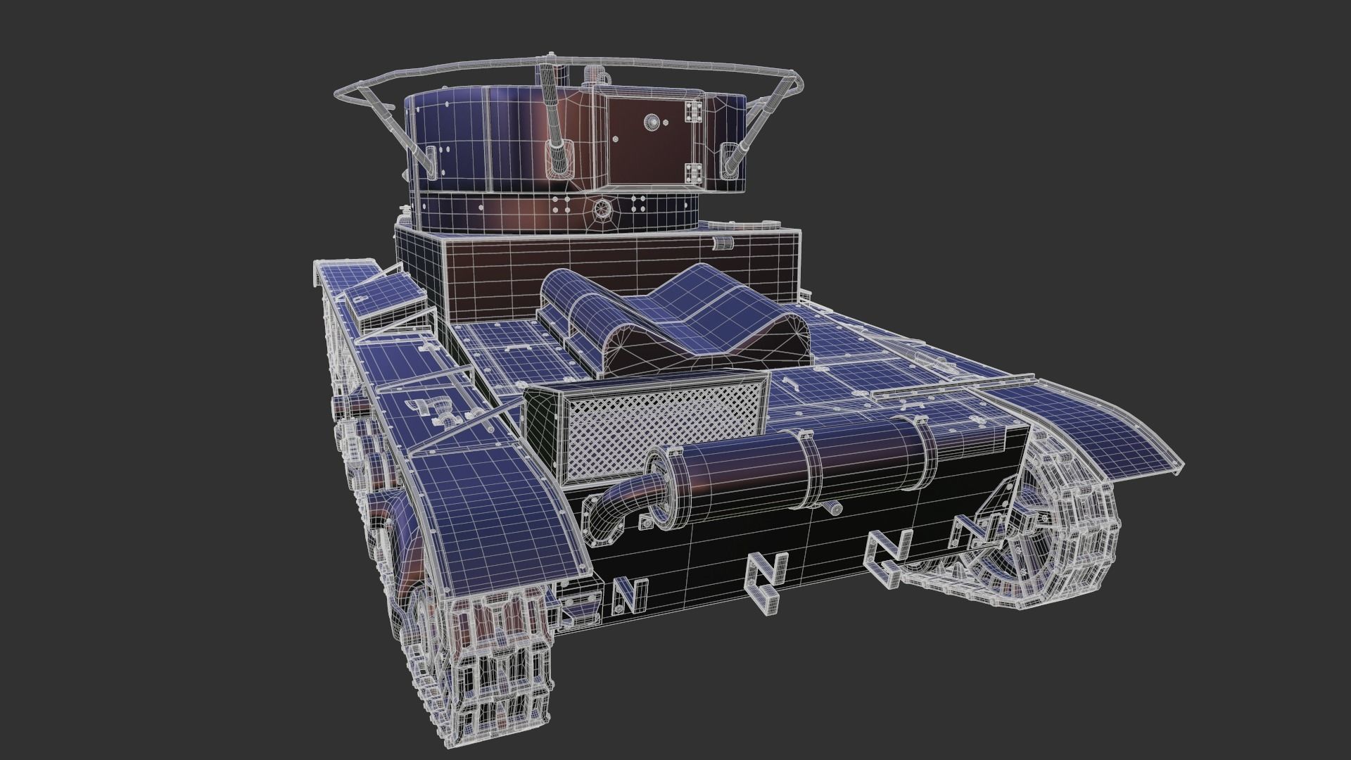 T-26 Tank 3D model_13