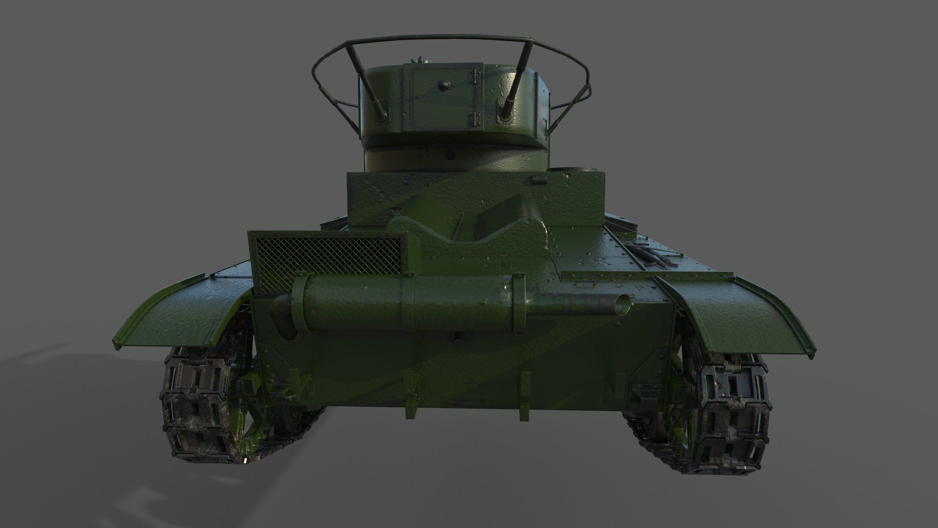T-26 Tank 3D model_7
