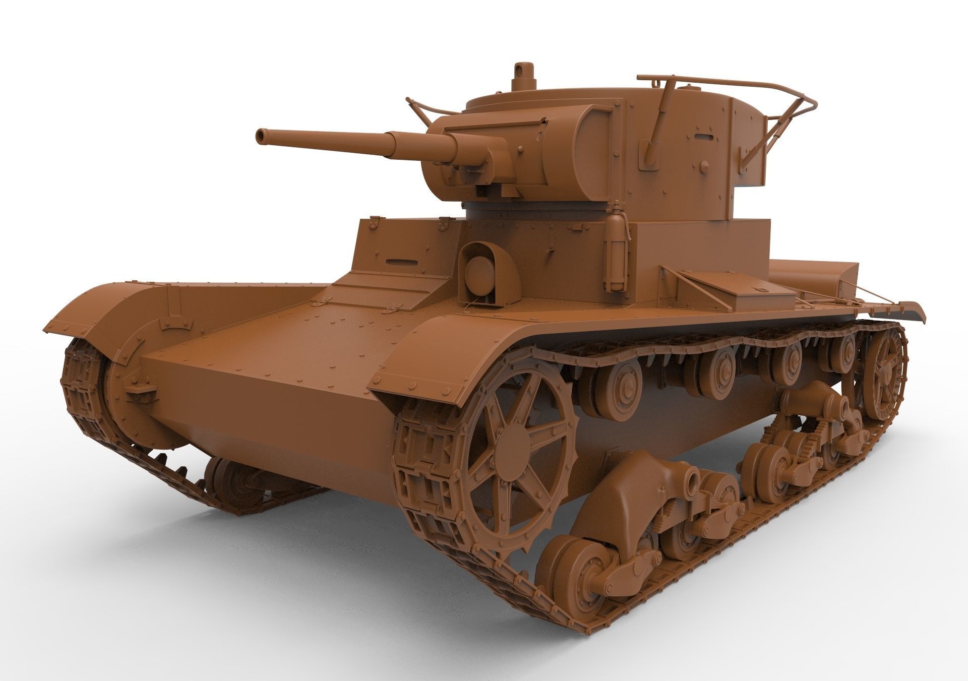 T-26 Tank 3D model_20