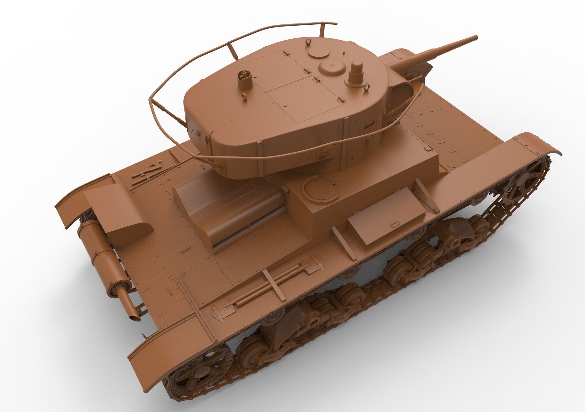 T-26 Tank 3D model_25