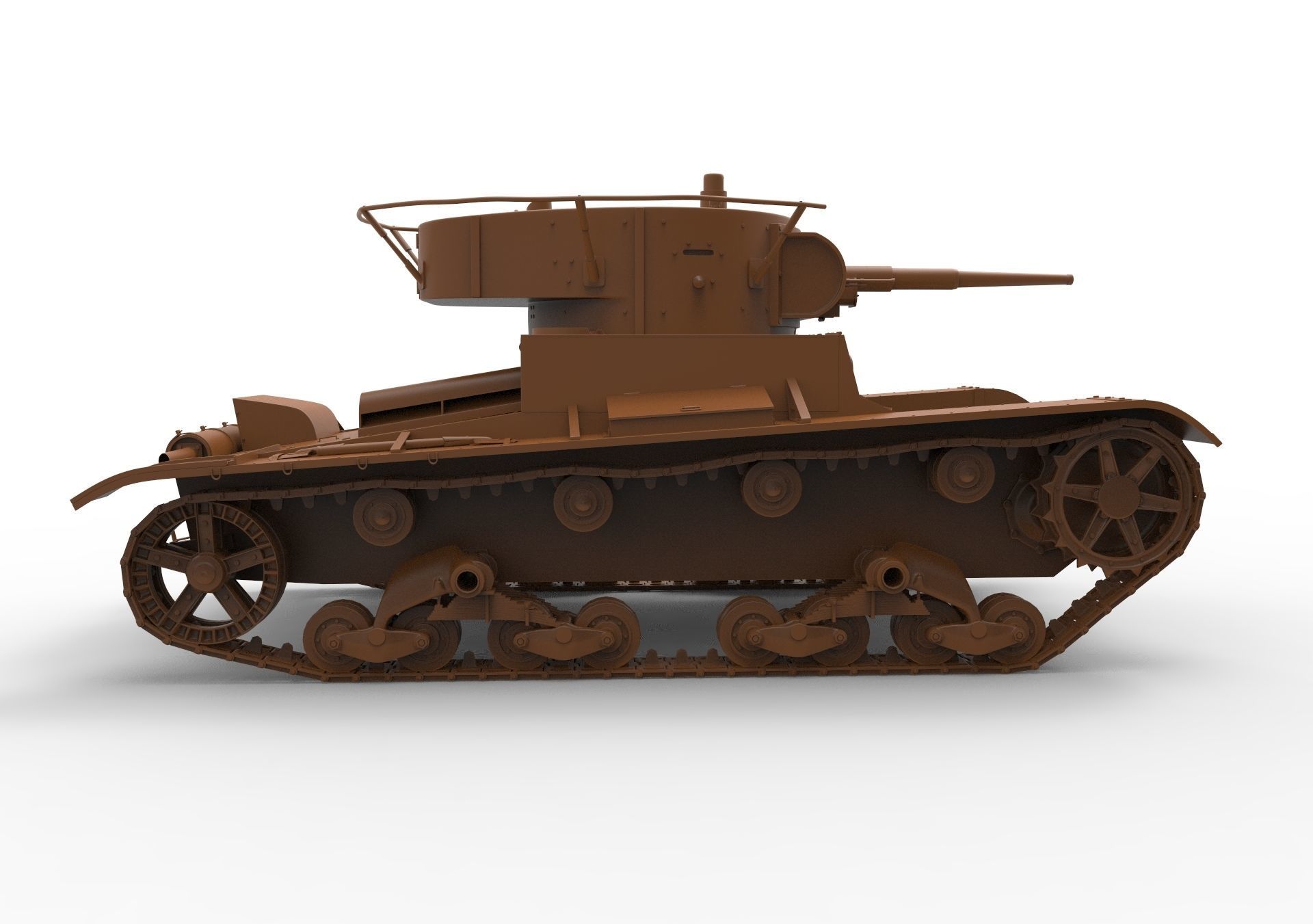 T-26 Tank 3D model_23