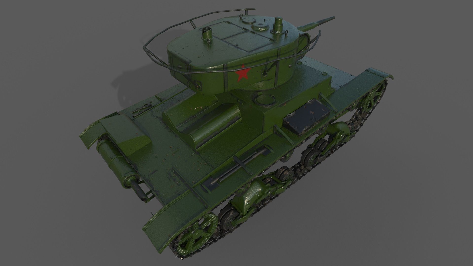 T-26 Tank 3D model_3