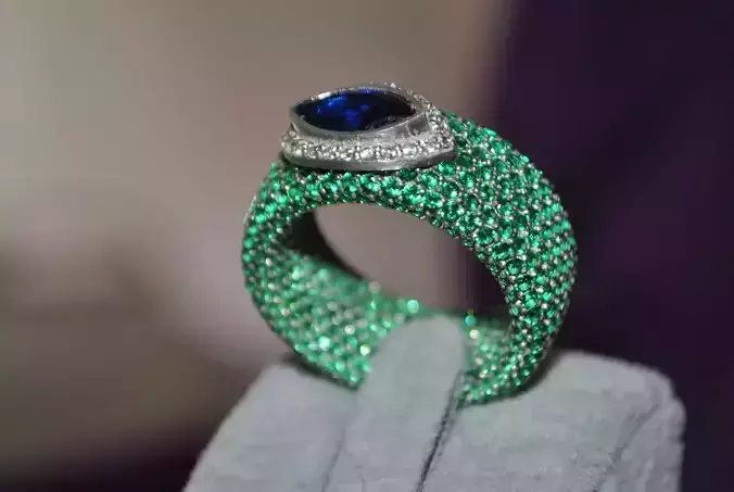 Ring full of gems