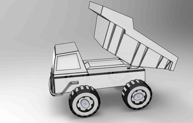 Toy Truck 3D print model