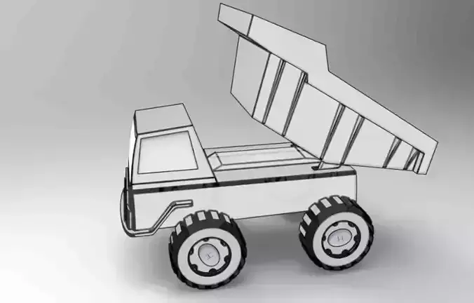 Toy Truck 3D print model