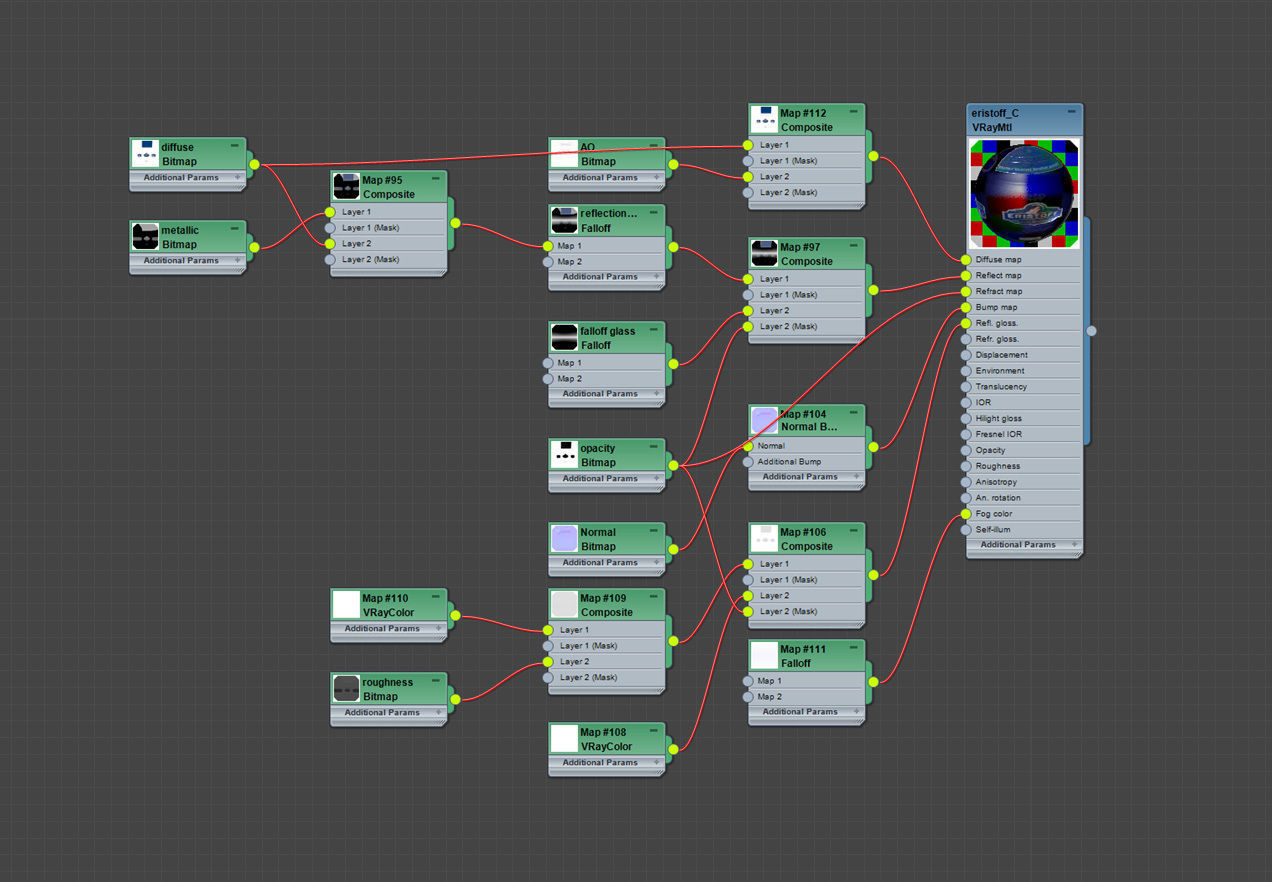 3D Eristoff Bottle Low-poly 3D model_7