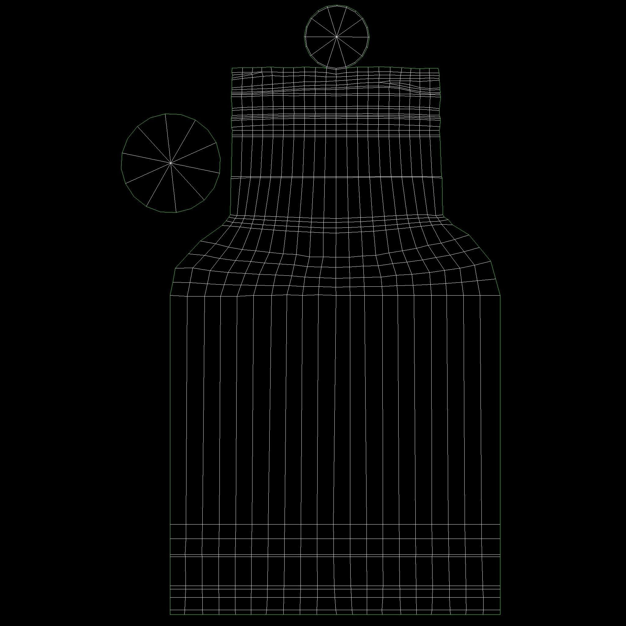 3D Eristoff Bottle Low-poly 3D model_6