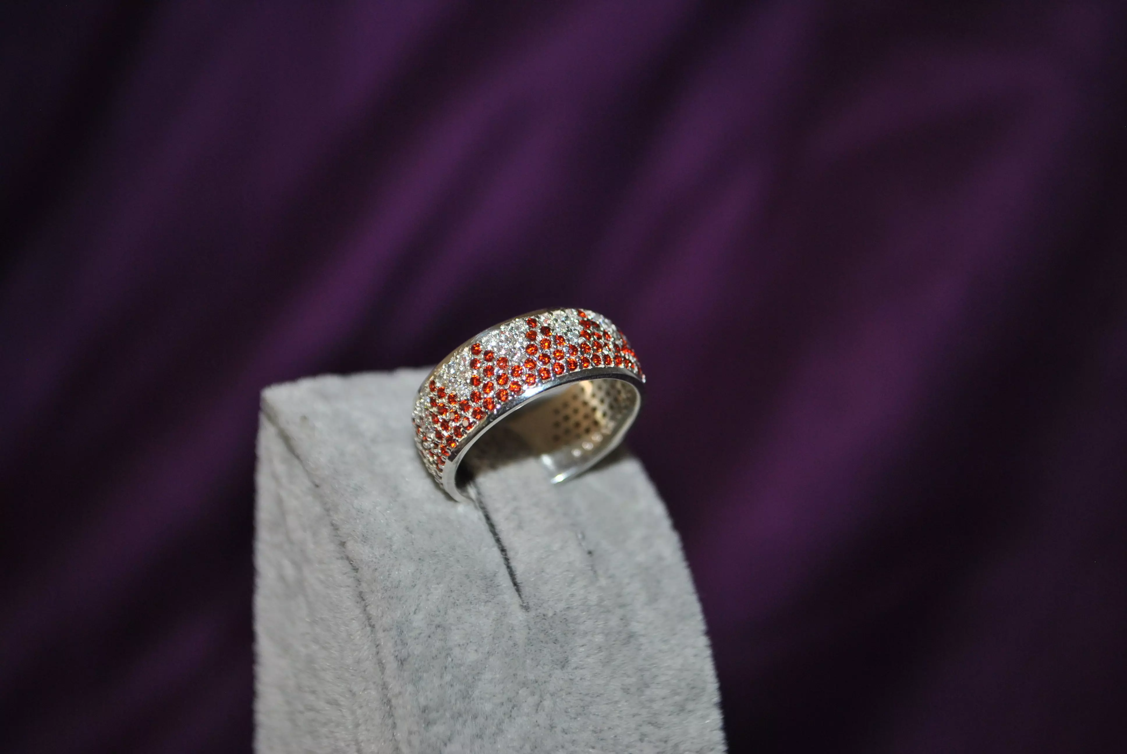Ring 5 rows gems 3D print model
