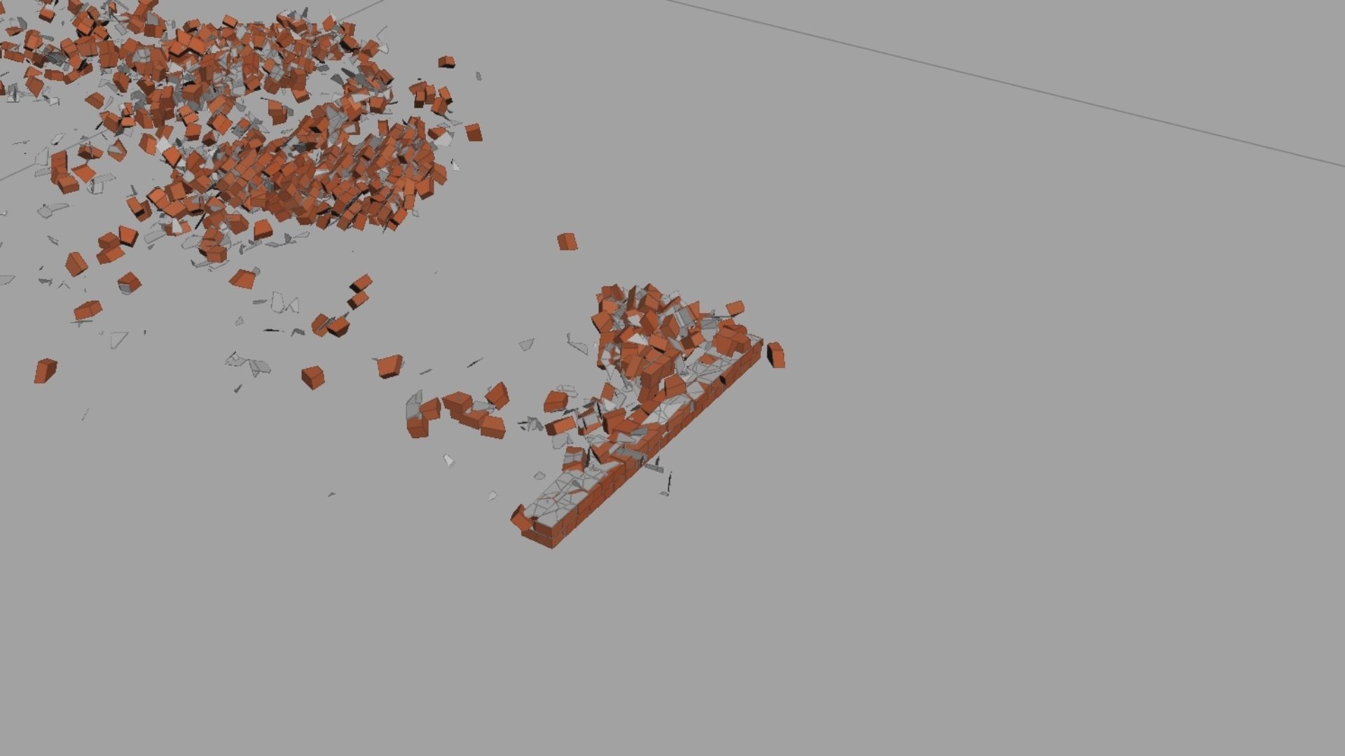 Houdini Brick Destruction Asset 3D model_14