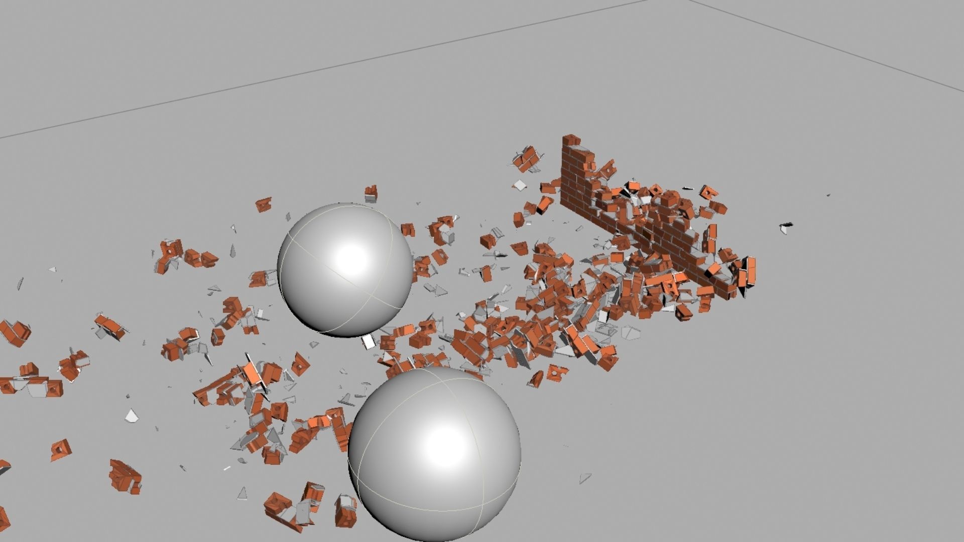 Houdini Brick Destruction Asset 3D model_18