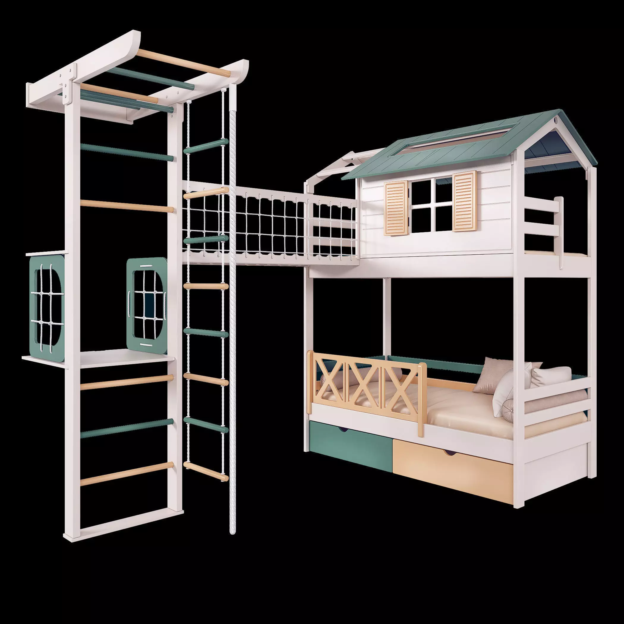 Child bedroom set 3D model
