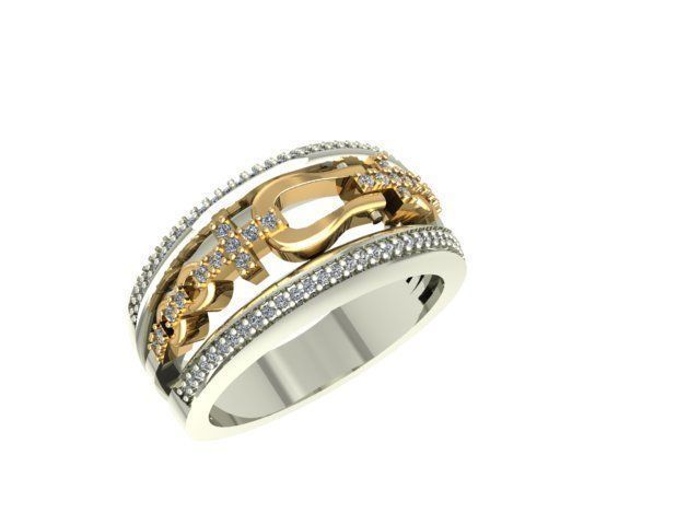 Ready to print jewelry Ring  3D print model_2