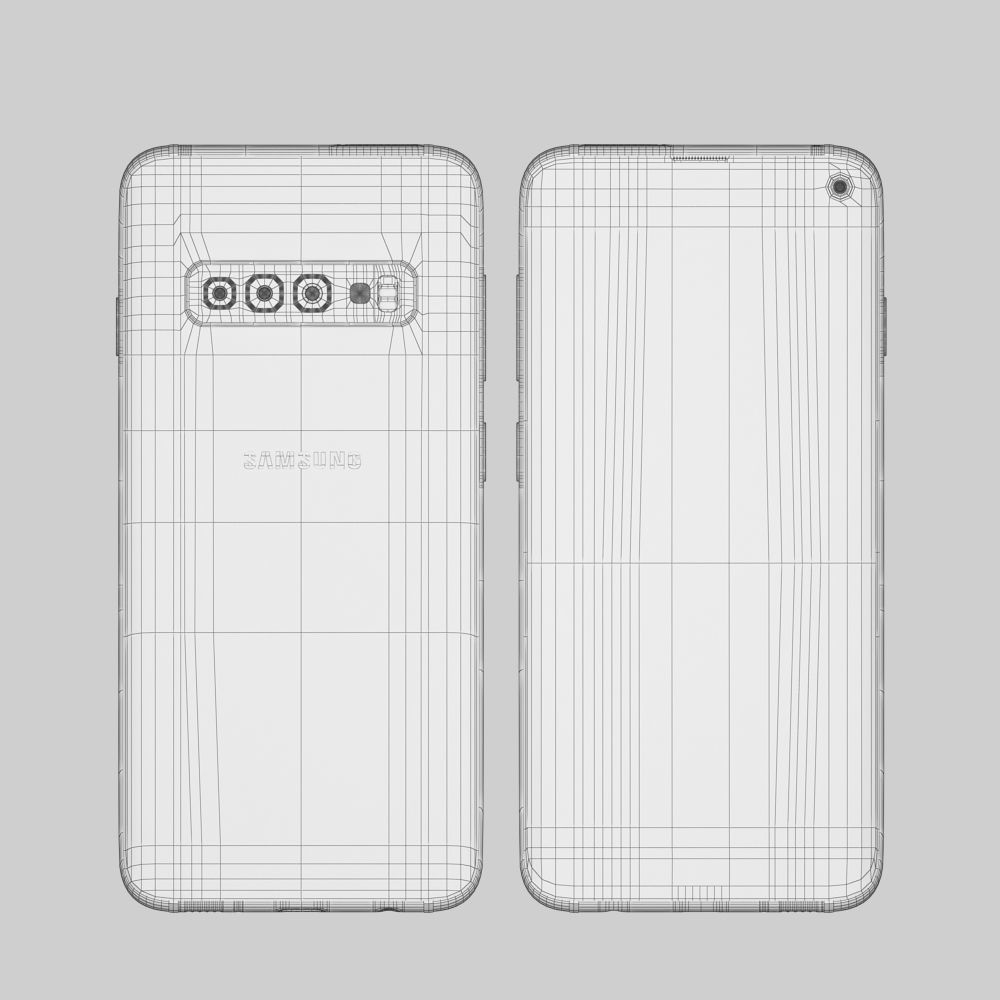 Samsung GALAXY S10 3D model_11