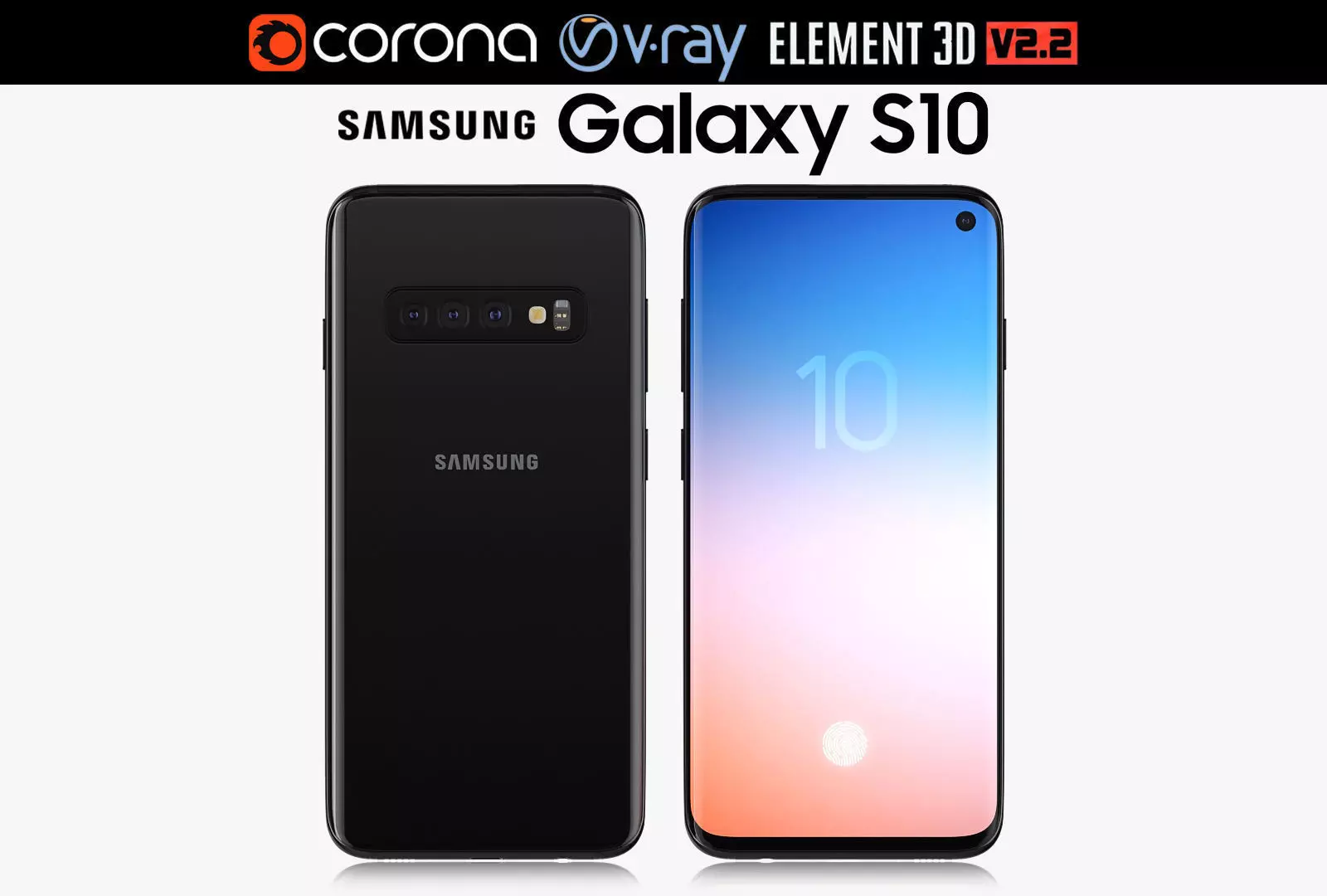 Samsung GALAXY S10 3D model_0