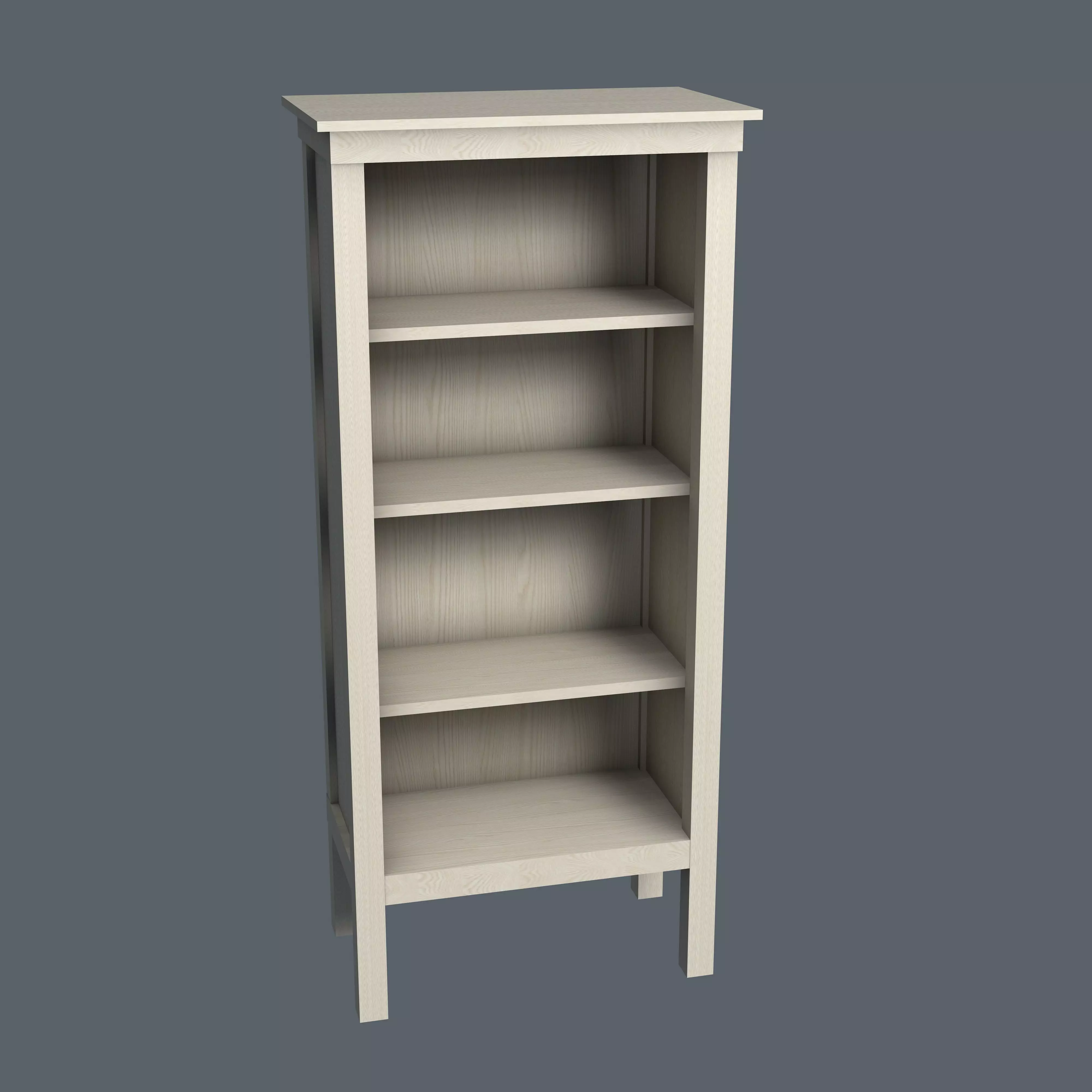 Bookcase Free low-poly 3D model