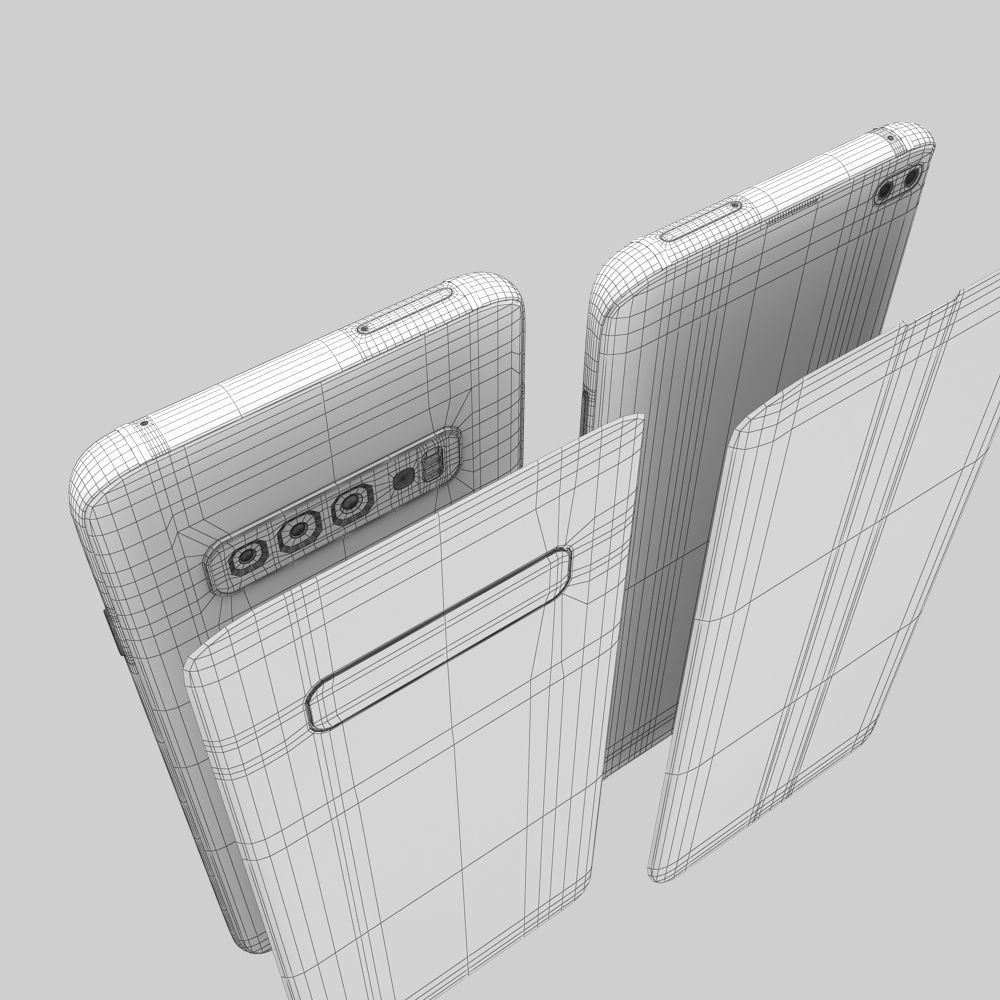 Samsung GALAXY S10 PLUS 3D model_14