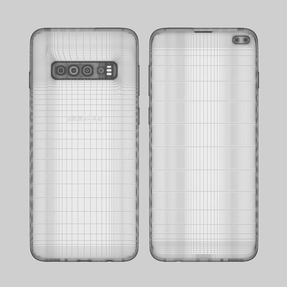 Samsung GALAXY S10 PLUS 3D model_13
