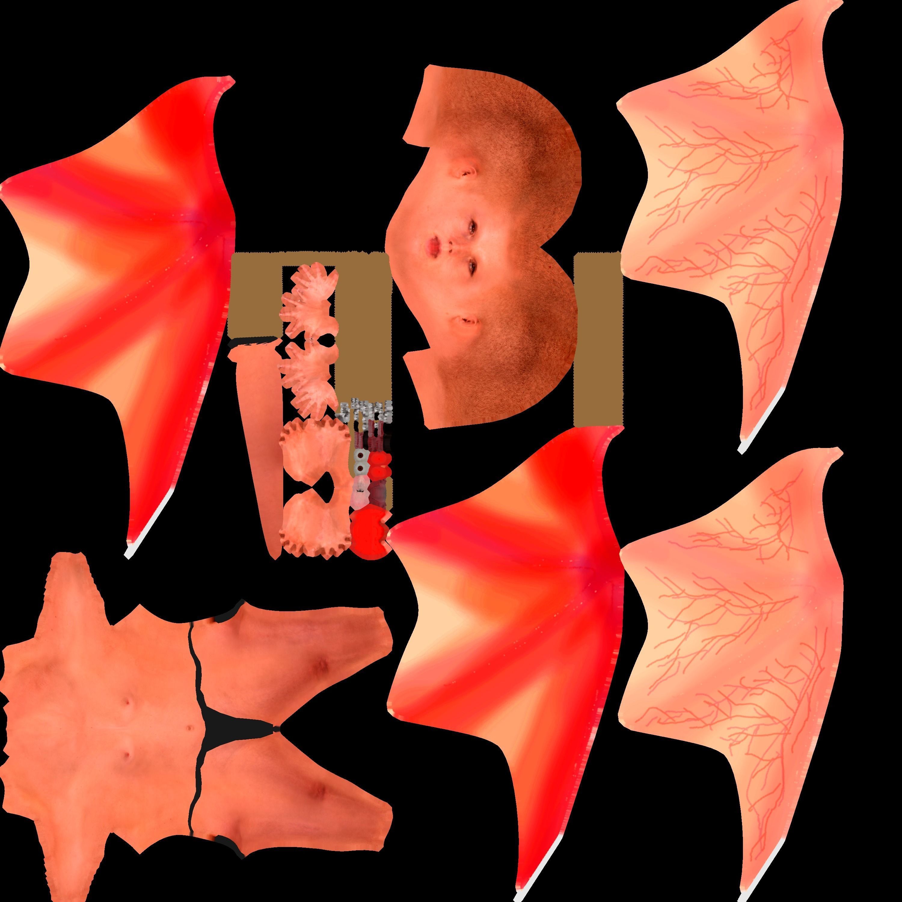 Demon Man Incubus 3D model_5