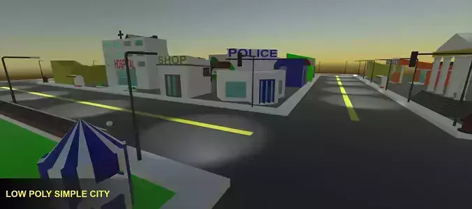 Low Poly Simple City