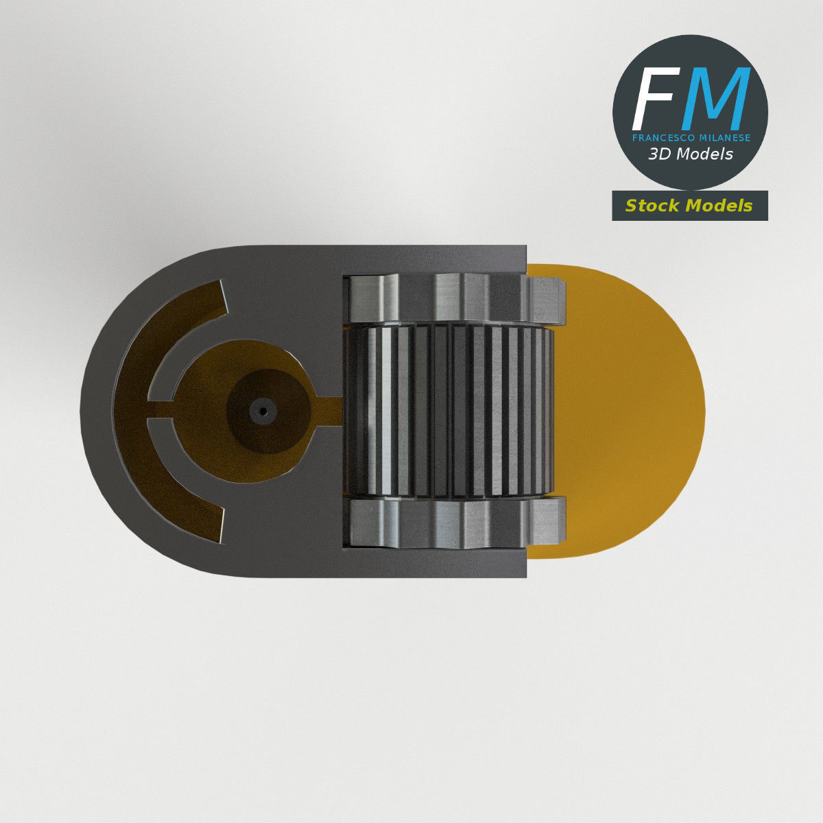 Disposable lighter 3D model_6