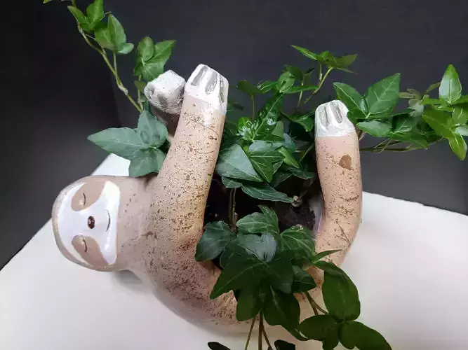 Sloth Flower Pot 3D print model