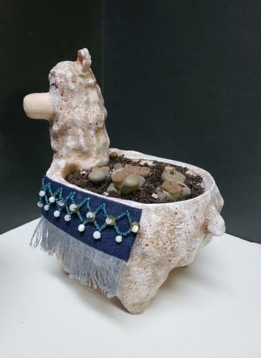 Lama Flower Pot 3D print model_11