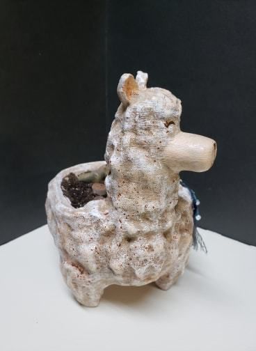 Lama Flower Pot 3D print model_5