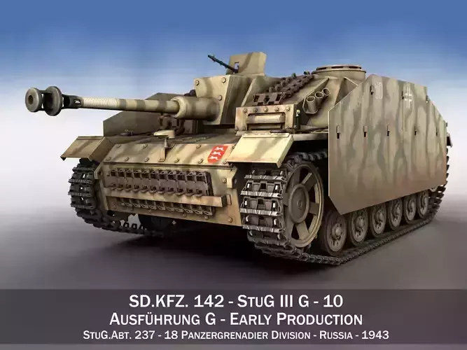 StuG III - Ausf G - 10 - Early Production