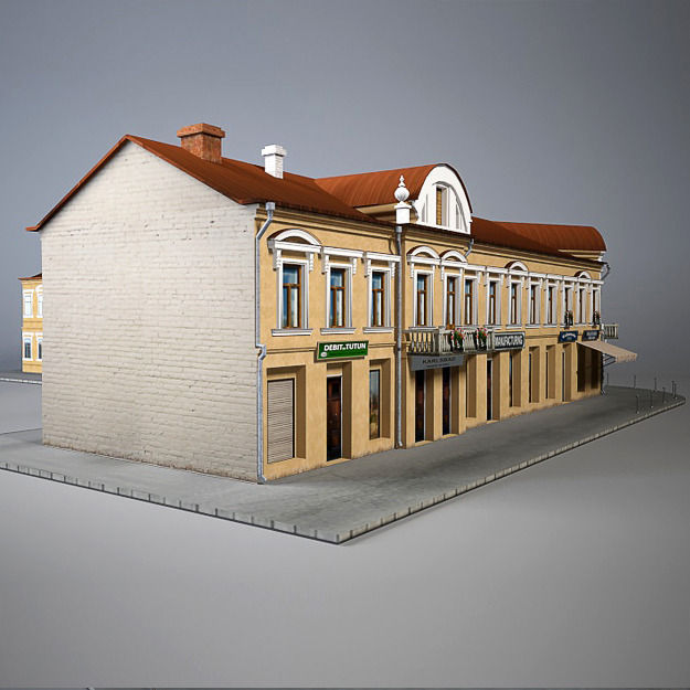 Old Corner House    3D model_6