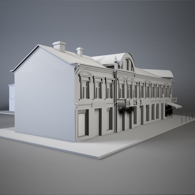 Old Corner House    3D model_7