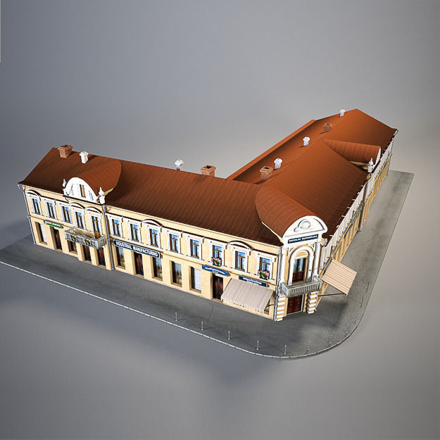 Old Corner House    3D model_10