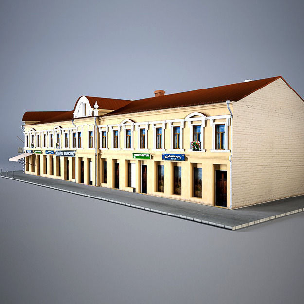Old Corner House    3D model_8