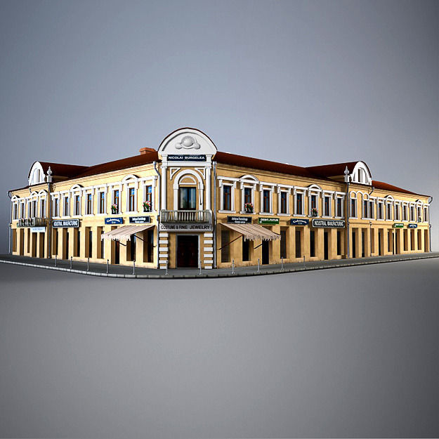 Old Corner House    3D model_2